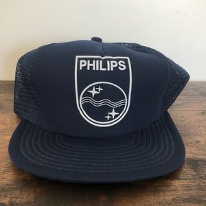 Vintage 80s 90s streetwear Phillips trucker hat